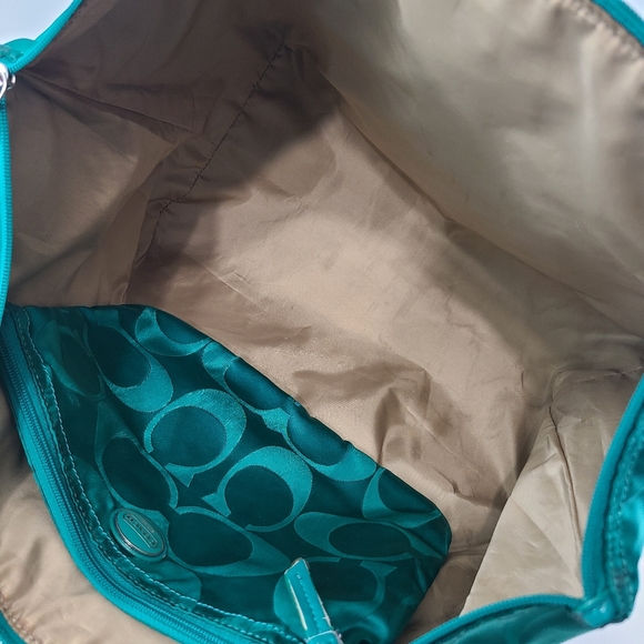 🦃Coach Packable Travel Tote Makeup Bag Hanging Toiletry Collapsible Bag Set - Picture 4 of 16